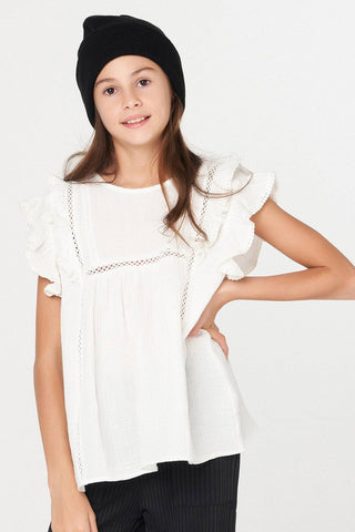 Boho Ruffle Top